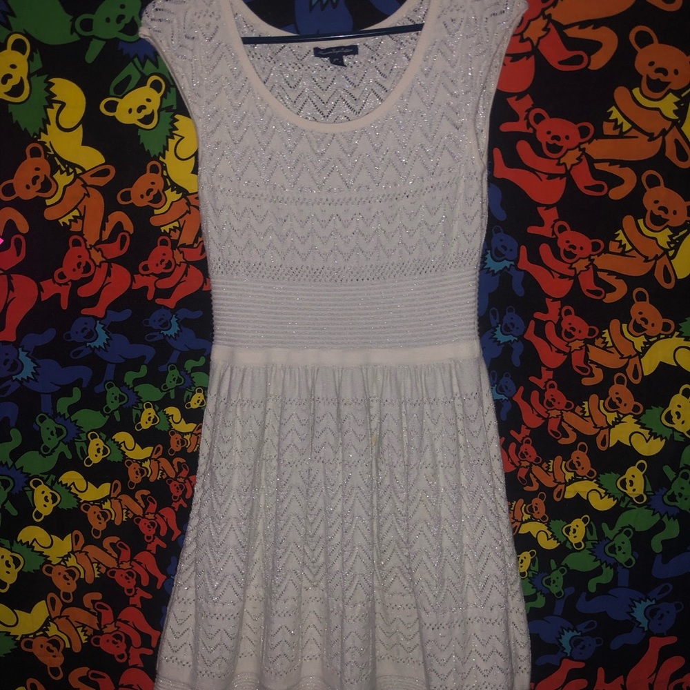 Grey sparkle dress